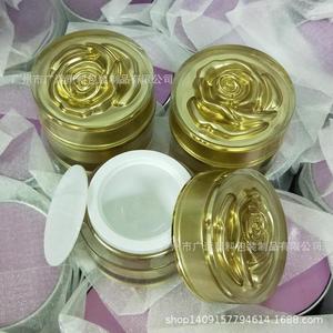 Tarro de crema acrílico cilíndrico con tapa de rosca de 1230g, envase cosmético para crema facial, botella recargable al por mayor - Product Image 3