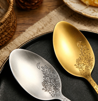Ensemble de couverts en acier inoxydable 4 pièces, argenté, luxe, pour mariage, couteau, fourchette, cuillère, motif rose, finition miroir, vaisselle