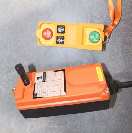 F24-6D/F24-6S 2-Speed Waterproof 2kg Telecrane 6-Button Overhead Crane Radio Remote Control with 1-Year Warranty