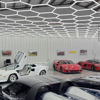 Meilleures Ventes Lumières LED Hexagonales 2433mm*4840mm Éclairage LED Hexagonal pour Plafond Lumière LED de Garage