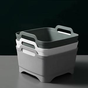 Cesta de Cocina Multifuncional de PP, Recipiente para Almacenar Frutas y Verduras con Drenaje para Uso Doméstico - Product Image 4