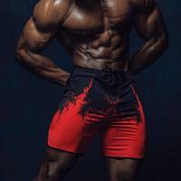 Shorts de musculation personnalisés pour hommes, shorts de compétition, extensibles dans 4 directions, séchage rapide, sublimation