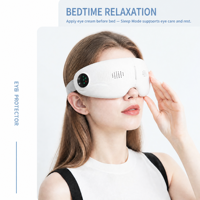 Masseur oculaire portable avec musique Bluetooth, appareil de soin des yeux, masque de sommeil, massage musculaire, cadeau pour maman et papa
