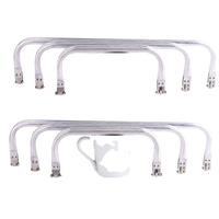 Cadre de sac à main en métal DIY, fermoir à pression, cadre carré pour sac, intérieur en aluminium, cadre tubulaire en forme de U pour la fabrication de sacs à main