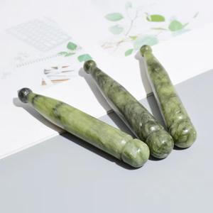 Digitopressione giada Guasha punte quarzo rosa raschiatura Stick penna Gua Sha terapia bacchetta ago strumento di massaggio - Product Image 5