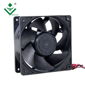 Bán hàng nóng 12038 12cm 12V 24V 48V DC Quạt làm mát tốc độ cao 6200rpm 2 Dây <span class=keywords><strong>3</strong></span> dây 4 dây Quạt hướng trục 120x120x38mm - Product Image 3