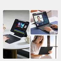 Clavier détachable 2-en-1 pour iPad Pro 13, support réglable, 4 angles de vision, porte-crayon, vente en gros