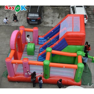 Nhà Máy Giá Inflatable Bouncer nhà bị trả lại trượt nước Combo thương mại Inflatable nhà bouncy nhảy lâu đài - Product Image 4
