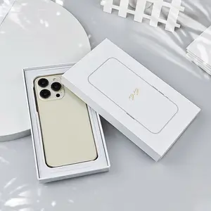 Scatole di telefoni cellulari vuote per iPhone scatola di imballaggio per Iphone 14 Pro scatola bianca personalizzata 12 13 Pro Max 11 Plus 8 7 P