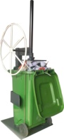 Machinie – compacteur de poubelle manuel à roulettes
