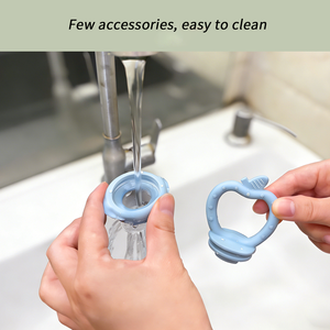 Sucette pour bébé 100% silicone, design détachable, rose clair/rose/blanc, 0-6 mois, sans BPA, lait, fruits, sucette, distributeur de nourriture pour bébé - Product Image 6