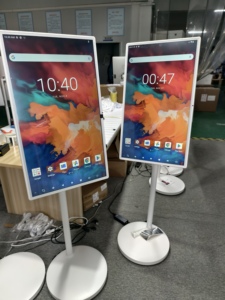 Téléviseur intelligent 27 pouces avec roulettes, écran tactile couleur mobile, système Android, tablette informatique, écran tactile capacitif IPS, téléviseur intelligent - Product Image 2