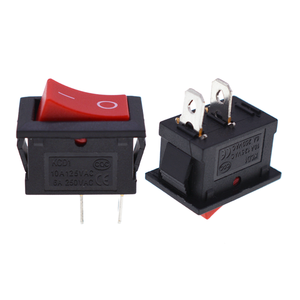 YZ <span class=keywords><strong>Rocker</strong></span> chuyển đổi KCD1-101 15 mét * 21 Mét <span class=keywords><strong>ON</strong></span>-<span class=keywords><strong>OFF</strong></span> 2pin màu với trắng/đen/Red <span class=keywords><strong>Rocker</strong></span> Thiết bị chuyển mạch - Product Image 2
