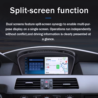Radio para Auto con Pantalla Android de 64 GB, Qualcomm Snapdragon, CARPLAY Inalámbrico para BMW Serie 5 y 3, Modelos E60, E61, E62, E63, E90, E91, E92, E93