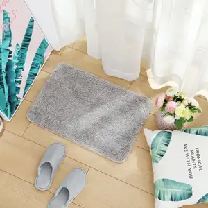 Microfiber Bathroom Rugs, Shaggy Soft and Absorbent, Non-Slip, Thick Plush Machine Washable Dry Bath Mats for Bathroom