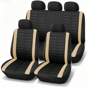 Set Completo di 5 Coprisedili per Auto in Poliestere Resistente all'Usura per Tutte le Stagioni, Cuscini Protettivi Personalizzati per <span class=keywords><strong>Renault</strong></span> Clio, Vendita Calda in Europa - Product Image 1
