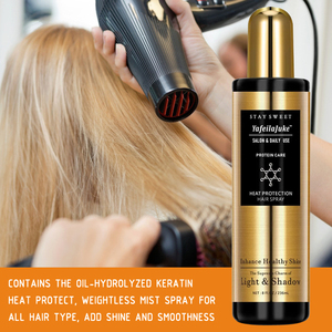 <span class=keywords><strong>Spray</strong></span> Protettivo Termico Senza Risciacquo Yafeilajuke con Olio di Argan Marocchino per Tutti i Tipi di Capelli, Controllo Crespo e Lucentezza - Product Image 5
