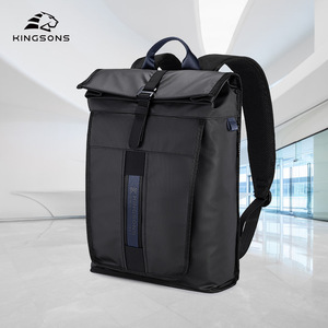 Kingsons Laptop Backpack 15 Inches Water Repellent Expandable Flap Everyday Use - Product Image 1