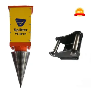 Desain Baru Kinger Kayu Splitter Sekrup dan Log Menggunakan Log Splitter Screw Cone