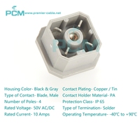 Conector rectangular G4A1M acoplable en campo para servoválvula solenoide de placa de circuito Compatible con Hirschmann 931807106 931807300