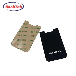 HAOKTEK Phone Card Holder 3m Adhesive Card Holder Back For Phone Stretchy Stick Wallet Phone Sleeves
