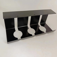 Support de montage de plateau de gestion de câbles auto-adhésif sous le bureau pour organiser les fils et les câbles