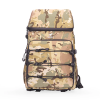 Sac à dos pour drone FPV HGLRC B2 14,5L, sac de rangement de voyage imperméable, camouflage noir-gris pour drones RC