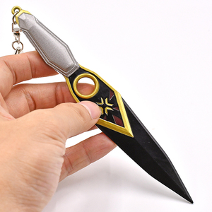 Llavero <span class=keywords><strong>de</strong></span> espada <span class=keywords><strong>de</strong></span> metal <span class=keywords><strong>de</strong></span> aleación <span class=keywords><strong>de</strong></span> zinc estilo jugador <span class=keywords><strong>de</strong></span> <span class=keywords><strong>Valorant</strong></span> <span class=keywords><strong>de</strong></span> 16 cm, modelo Campeón, <span class=keywords><strong>de</strong></span> Outlet <span class=keywords><strong>de</strong></span> Fábrica - Product Image 1