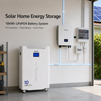 Sistema de Baterías de Almacenamiento de Energía Residencial Apilable LFP de 48V 200Ah 10kWh con Celdas Solares de Grado A y Garantía de 10 Años