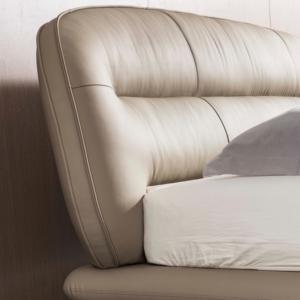 Modern Light Luxury Leather <b>Headboard</b> <b>Bed</b> Luxury Bedroom Sets Furniture Master Bedroom Latest Luxury <b>king</b> <b>Size</b> <b>Bed</b> Frame - Product Image 4