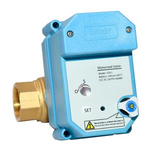 วาล์วอัจฉริยะ Tonhe DN10 ทองเหลือง ควบคุมไร้สาย น้ำ/อากาศ 1.0MPa - Product Image 2