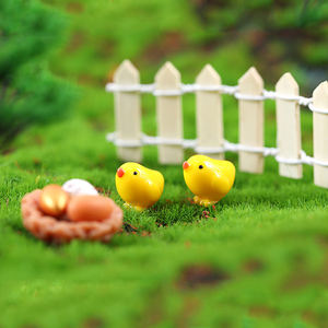 Mini Figura de Gallina y Huevos de Resina, Miniaturas de Decoración de Paisajes, Amuleto de Animales, Adornos de Escritorio, Accesorios de Bricolaje - Product Image 6