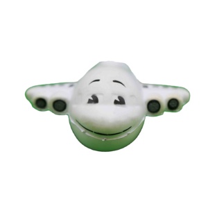 Balle anti-stress en mousse PU haute densité en forme d'avion, jouet souple en forme d'avion, outils de circulation - Product Image 1