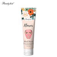 Masques faciaux, étiquettes privée, vente en gros, soins pour la peau, masque nettoyant naturel en or, fleur de lait, beurre de karité rose, boue, en argile, vente en gros