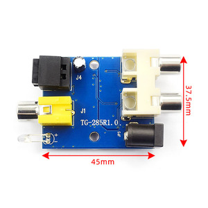 Módulo de placa decodificadora Dac óptica coaxial de 24 bits, 192khz, chip Cs8416 Cs434 con conectores Rca para conversión de Audio - Product Image 2