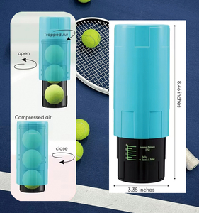 OEM ของขวัญที่ดีที่สุดสำหรับคนรักเทนนิส เครื่องเพิ่มแรงดันลูกเทนนิส อุปกรณ์รักษาแรงดันลูกแพเดิล - Product Image 2