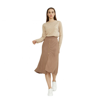 Fabricant de chandails en tricot personnalisé KD OEM ODM chandail en tricot à fleurs et marguerite à col ras du cou et à manches longues pull en tricot pour femmes