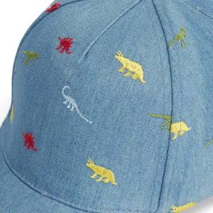 Gorra de Béisbol Deportiva para Niños, Diseño de 5 Paneles, Protección Solar, 100% Algodón, Estampado Animal, Primavera-Verano - Product Image 4