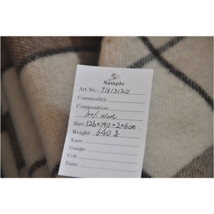 Màu Xanh Phoenix Sọc Sọc Sọc Len Chăn Châu Âu Sọc Dệt Tùy Chỉnh Bắc Âu Thiết Kế Cho Mùa Đông Sofa Thăng Hoa-Hot Bán Bán Buôn - Product Image 6