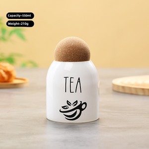 Barattolo di vetro borosilicato alto con sughero sigillato per uso domestico di stoccaggio di grande capacità <span class=keywords><strong>Set</strong></span> di conservazione della frutta secca - Product Image 2