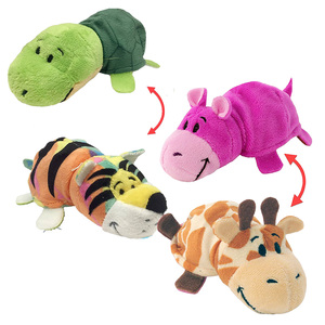 New Giá Rẻ Mềm Đồ Chơi Sang Trọng Thú Nhồi Bông Tùy Chỉnh OEM Reversible Chuyển Đổi 2 trong 1 Màu Hồng Sang Trọng Pig & Bò Sang Trọng - Product Image 3