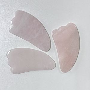 Masajeador facial de piedra de masaje Guasha DE CARA rosa de alta calidad - Product Image 6