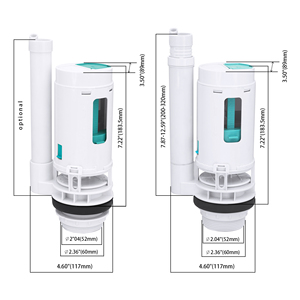 Water Saving Toilet <strong>Cistern</strong> Fittings Toilet Water Tank Filling Valves Repair Kits - Product Image 4