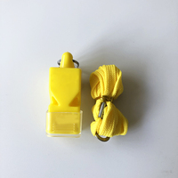Sifflets de sport en plastique pour arbitre de football, sifflets classiques à bouche de renard avec cordon, pas cher