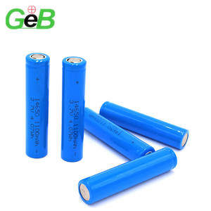 Geb מפעל 1100mah 14650 <span class=keywords><strong>3.7v</strong></span> ליתיום נטענת 14500 18500 16500 <span class=keywords><strong>14430</strong></span> תא 18650 l-<span class=keywords><strong>ion</strong></span> עבור מצלמת לפיד כוח - Product Image 1