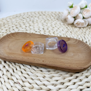 Petit pot en plastique transparent de 3g à 10g pour crème pour le visage, emballage cosmétique - Product Image 5