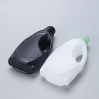 Bouteille Vide en Plastique Noir 500 ml pour Lessive Liquide, Nettoyant, Désinfectant, Assouplissant ou Javel en PEHD