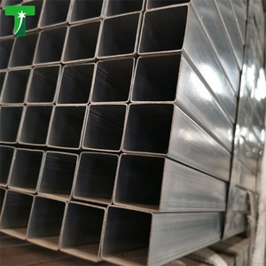 Tubo de acero En giấy chứng nhận 25x50 thép hình chữ nhật Ống MS hộp trước mạ kẽm MS thép vuông tròn ống - Product Image 2