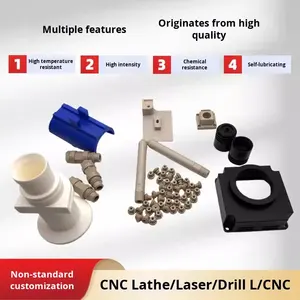 Usinage de précision CNC personnalisé importé feuille de PEEK tige en nylon POM pièces en bakélite ABS PTFE PA66-Wire les techniques de forage EDM utilisées - Product Image 4