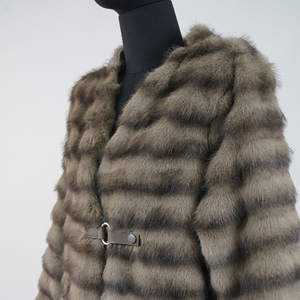 <span class=keywords><strong>Manteau</strong></span> en <span class=keywords><strong>fausse</strong></span> <span class=keywords><strong>fourrure</strong></span> long élégant épais et chaud de haute qualité pour femmes, long - Product Image 4